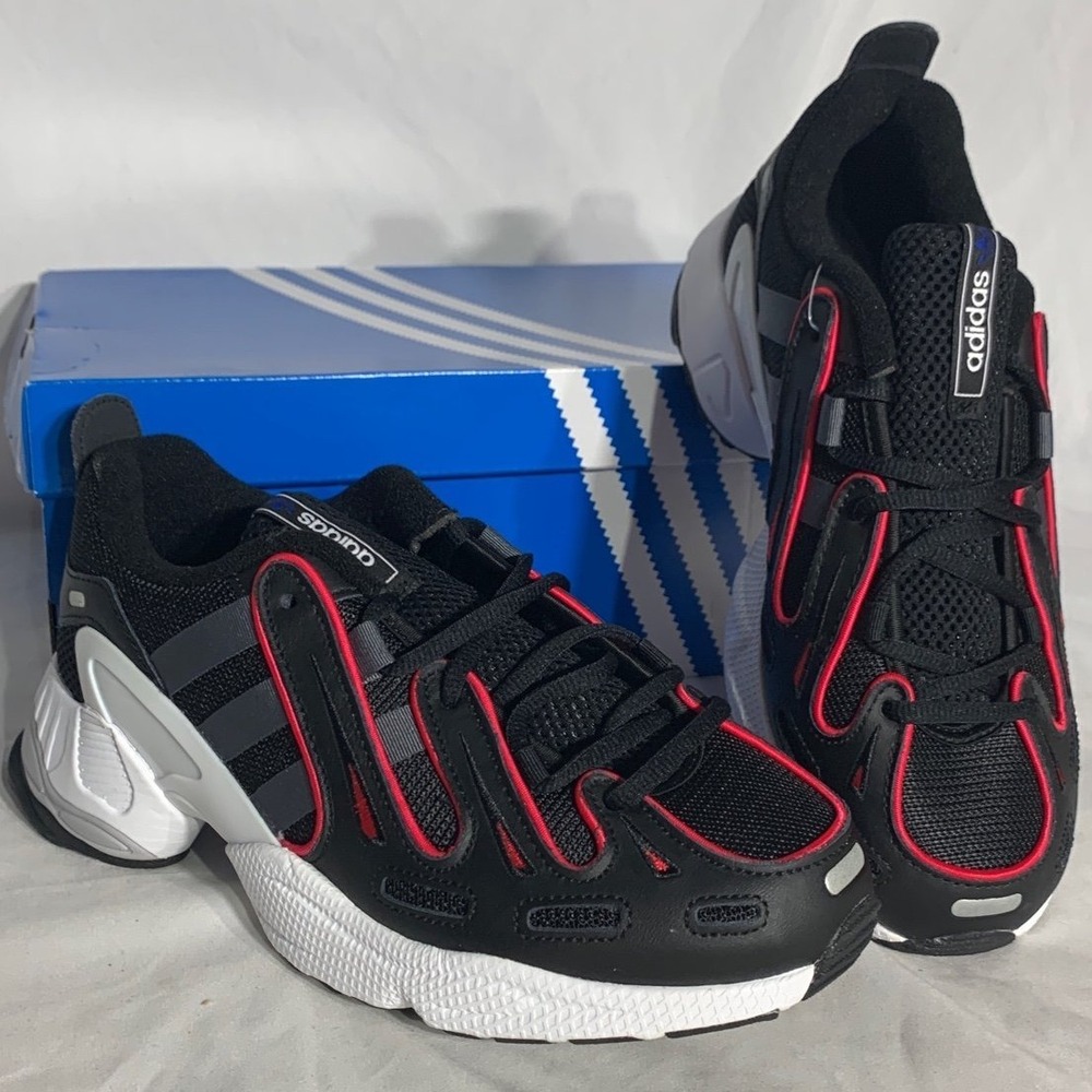 Adidas EQT GAZELLE Black White Red Shoes New Womans 7.5